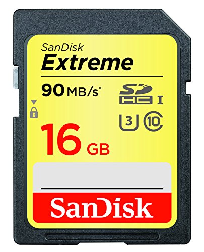 Carte Mémoire SanDisk Extreme 32 Go SDHC jusqu'à 90 Mo/s, Classe 10, U3 (B013CP3KZ6)