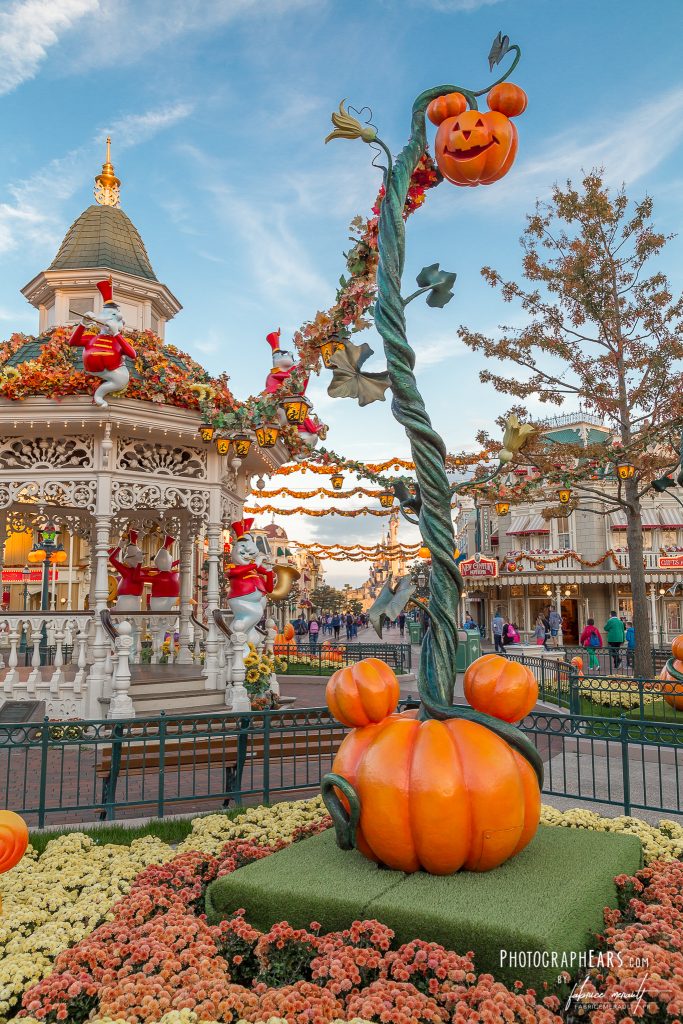 Disneyland Paris Halloween Festival 2018 - Décors et citrouilles