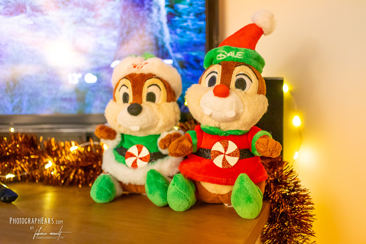 Décoration de Noël – Peluche Tic et Tac