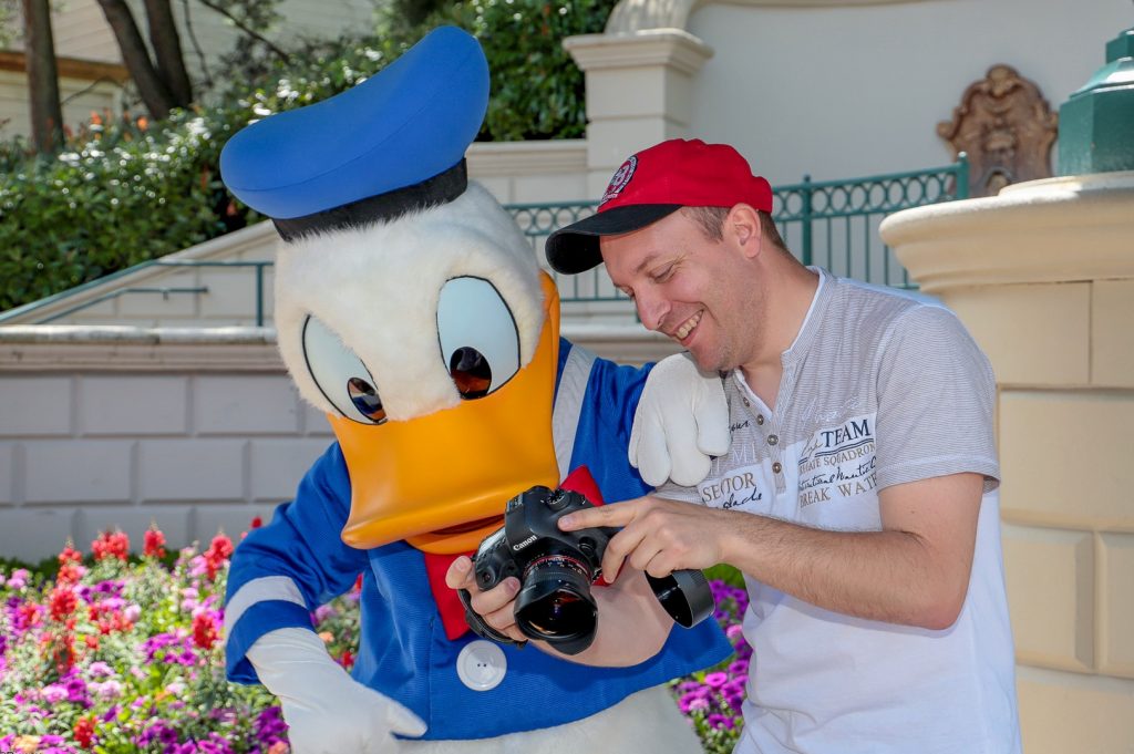 Quand j'apprends la photographie à Donald...