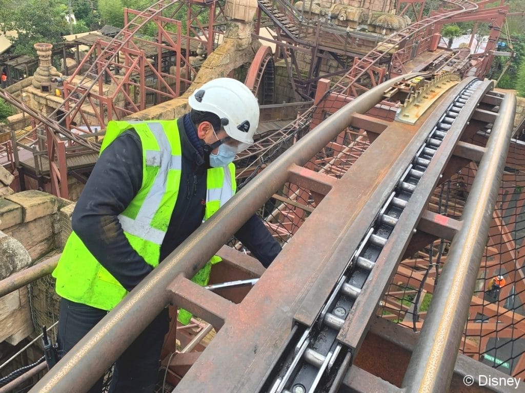 Indiana Jones et le Temple du Péril - Travaux terminée pendant la fermeture