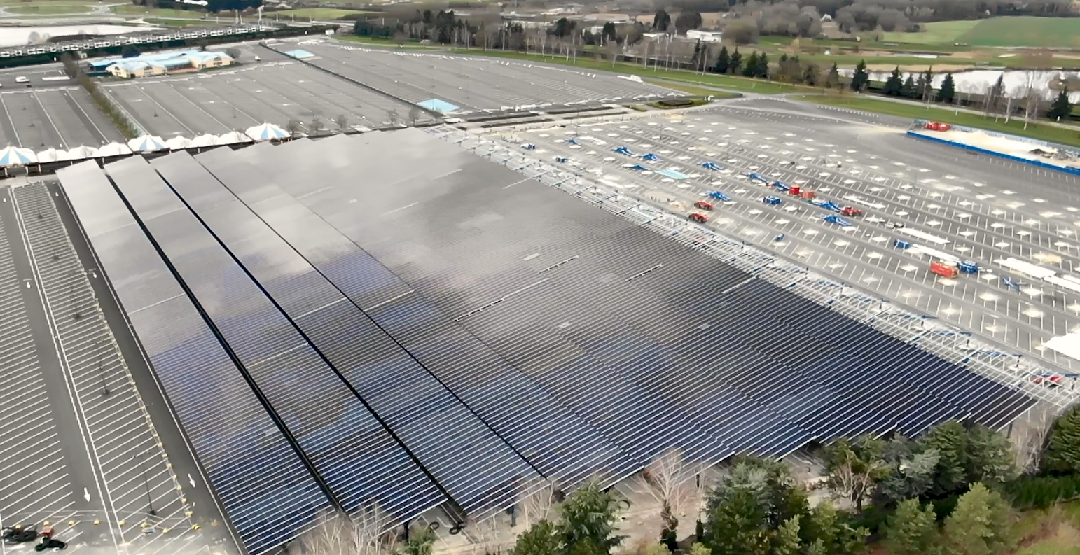 Journée de la Terre 2021, la centrale solaire de Disneyland Paris