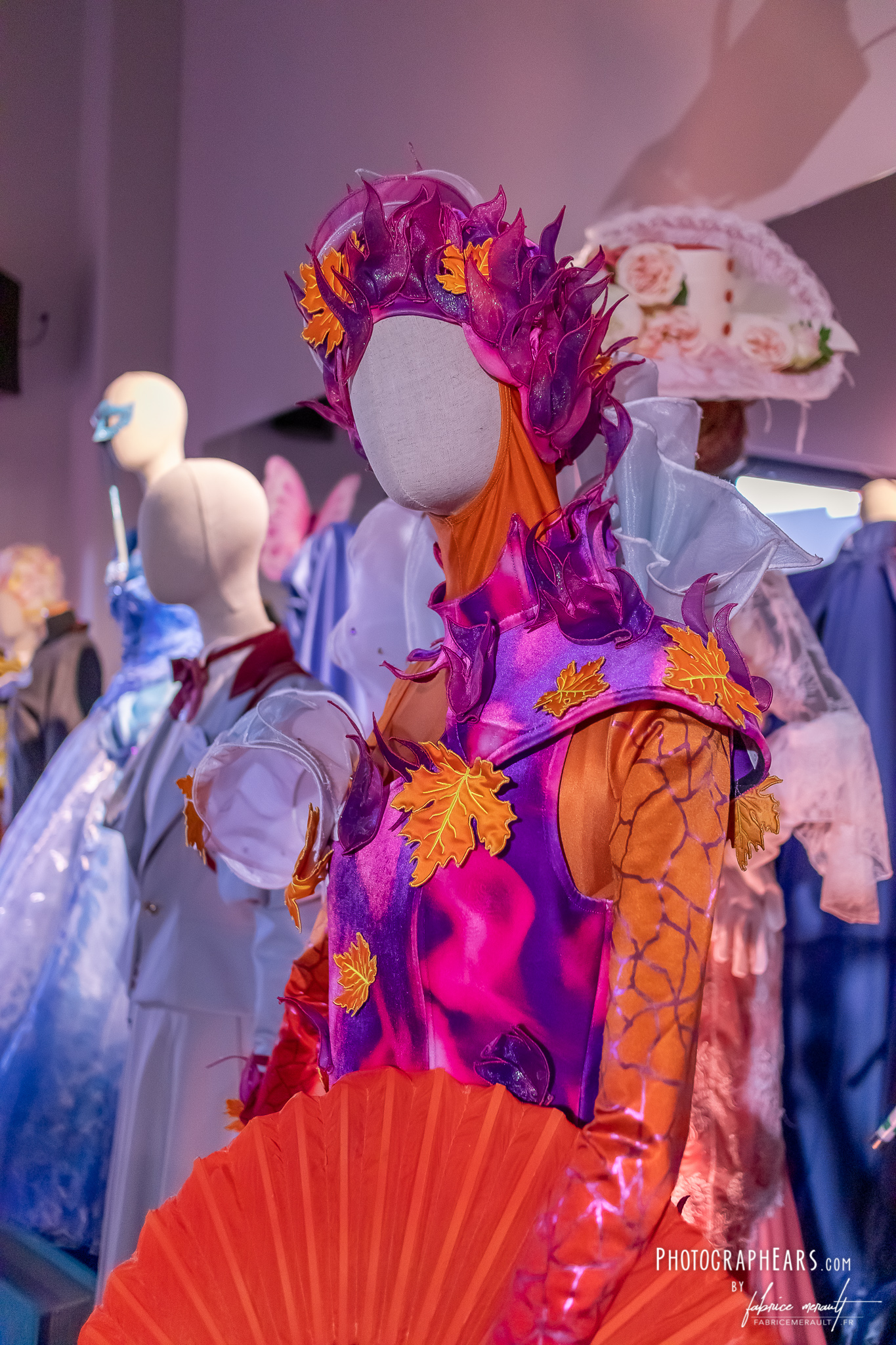 Costume des danseurs de la parade "Célébration de la Reine des Neiges"