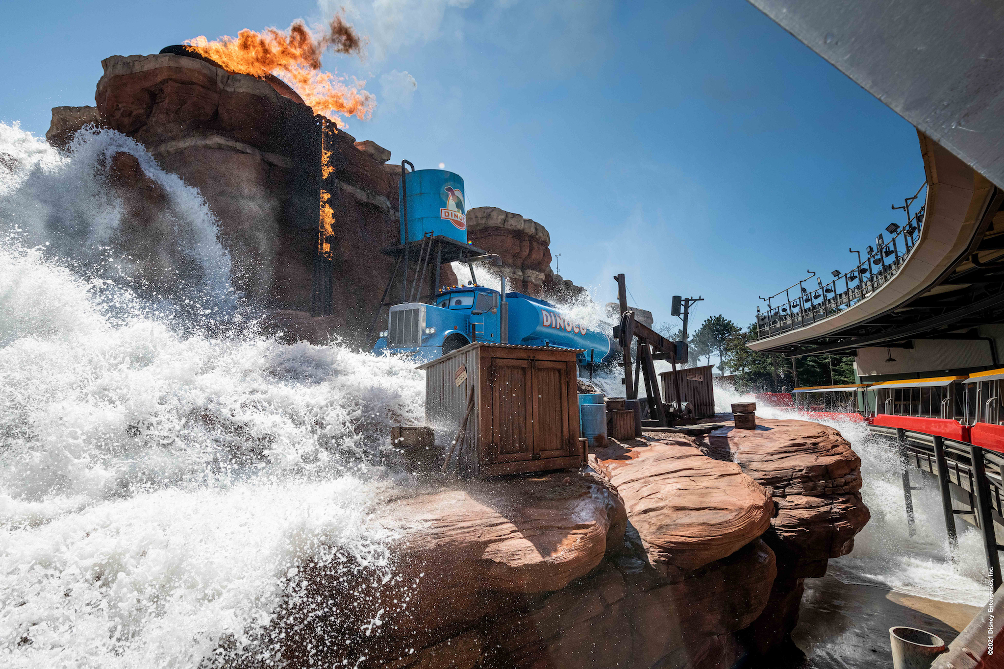 Ouverture de la nouvelle attraction "Cars Road Trip", photo exclusive de Cars-tastrophe Canyon