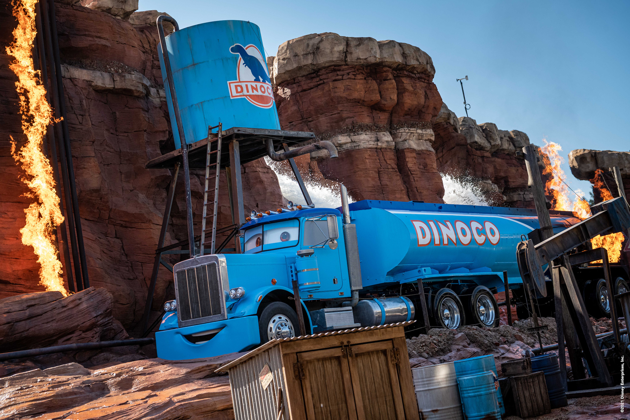 Ouverture de la nouvelle attraction "Cars Road Trip", photo exclusive de Cars-tastrophe Canyon