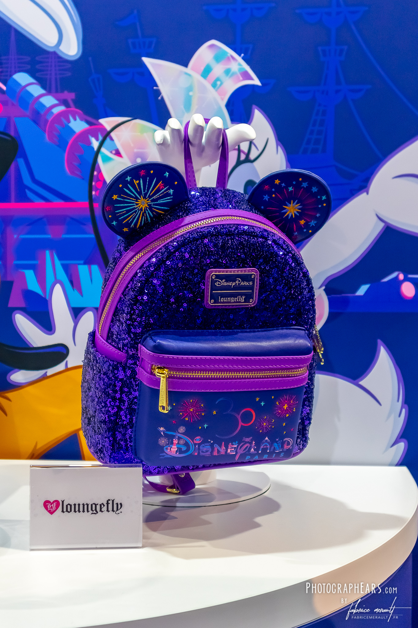 Sac à dos Loungefly 30ème anniversaire Disneyland Paris